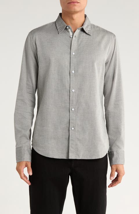 Tomlin Dobby Stretch Button-Up Shirt