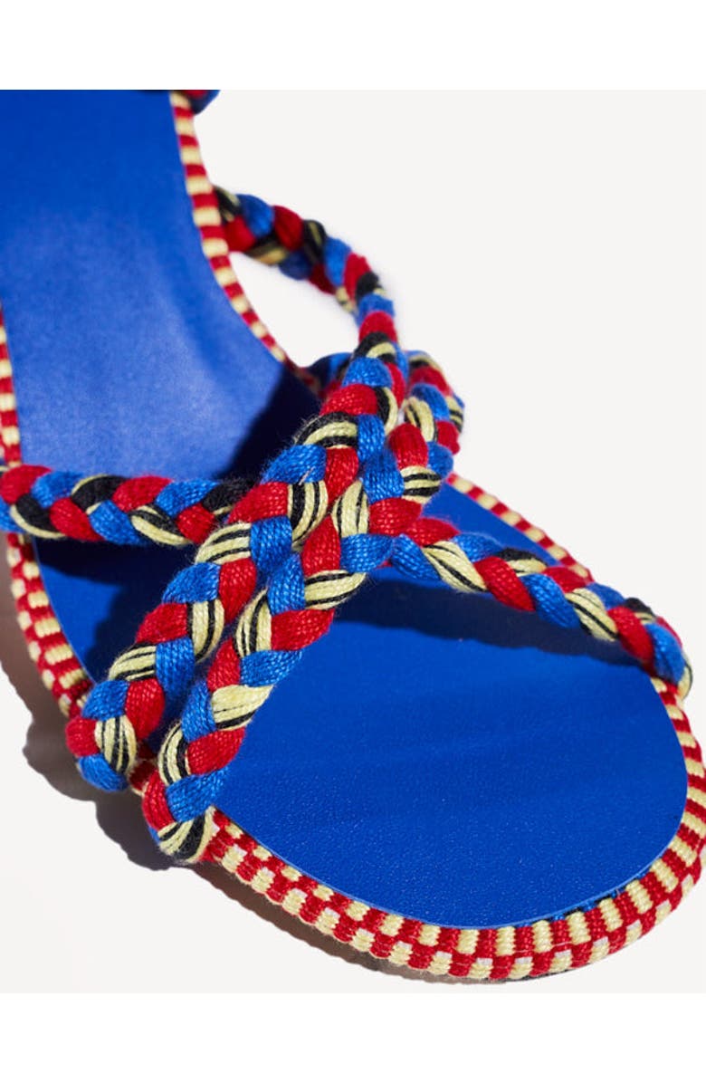 Amambaih Isabela Strappy Cotton Sandals, Alternate, color, Miro