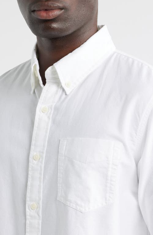 Ag Dean Classic Fit Button-down Shirt In White