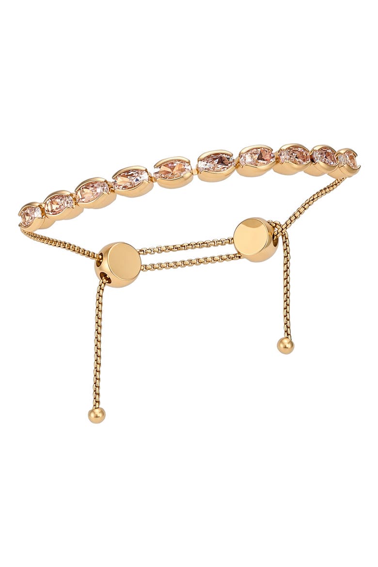 Crystal Slider Bracelet, Main, color, SILVER