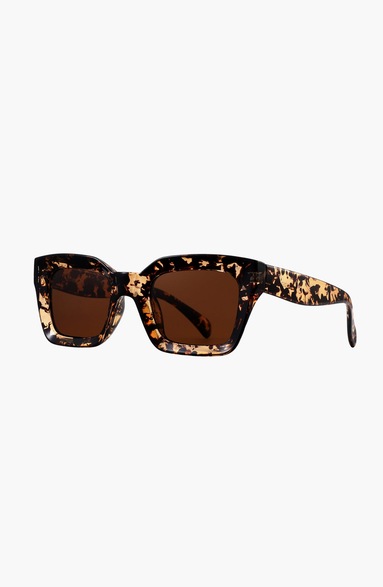 Reality Eyewear Onassis Sunglasses, Alternate, color, Honey Turtle