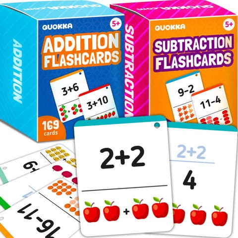 Kids Math Flash Cards Set
