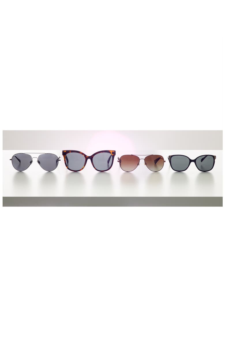 Australia It's My Way 55mm Cat Eye Sunglasses, Alternate, color, BLACK / SMOKE