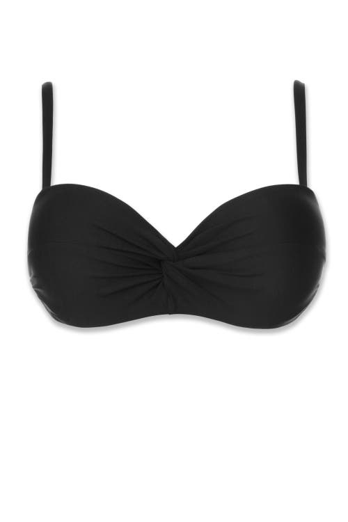 Helen Jon D/dd Cup Twist Underwire Bra In Black