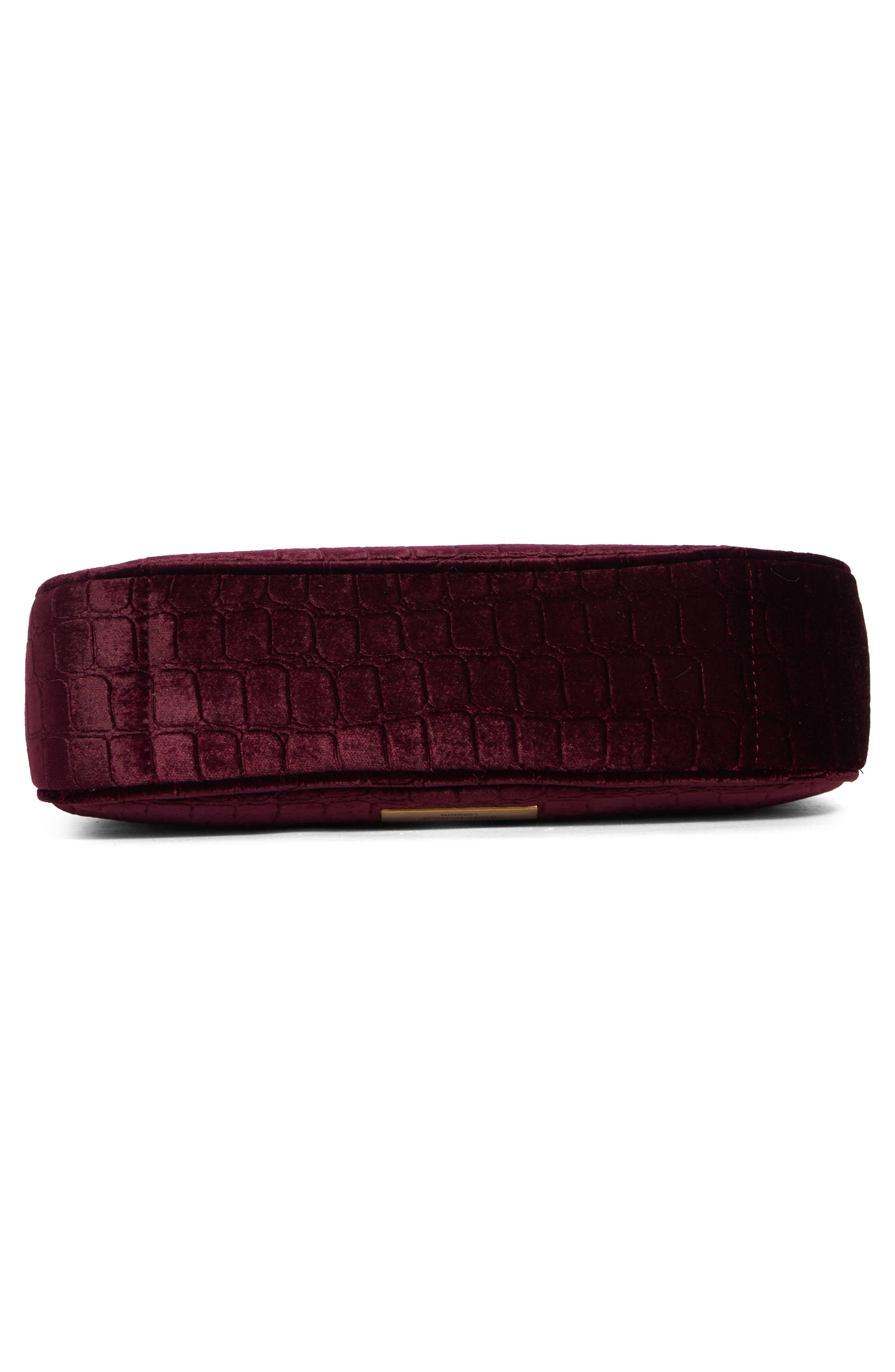 Kurt Geiger London Kew Pouch Crossbody Bag, Alternate, color, Wine