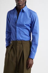 TOM FORD Cotton Poplin Button-Up Shirt
