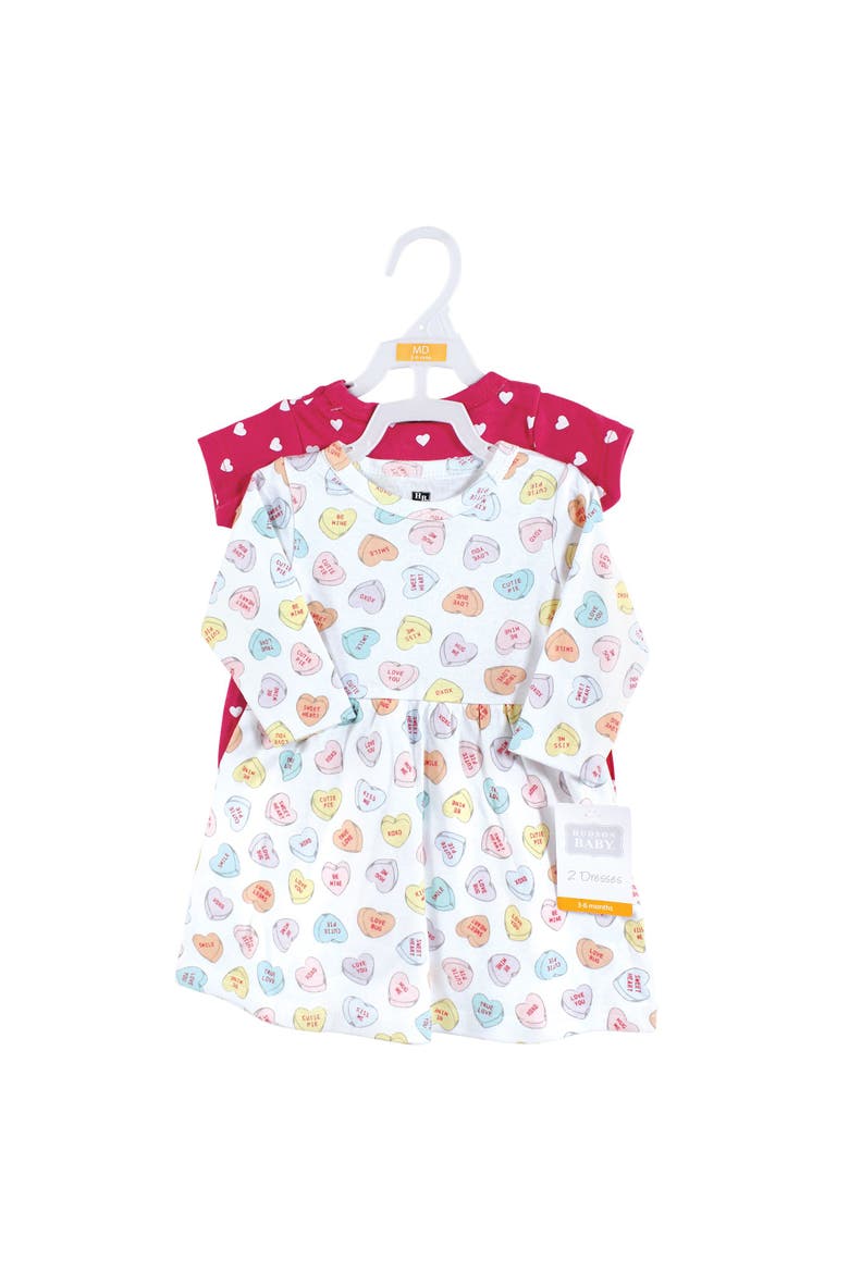Cozy Stylish Baby Dress 2pk, Alternate, color, Be Mine Valentine