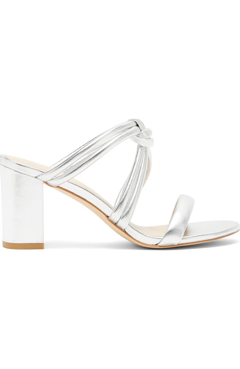 Stuart Weitzman Twist Knot 75 Block Heel Sandal, Alternate, color,