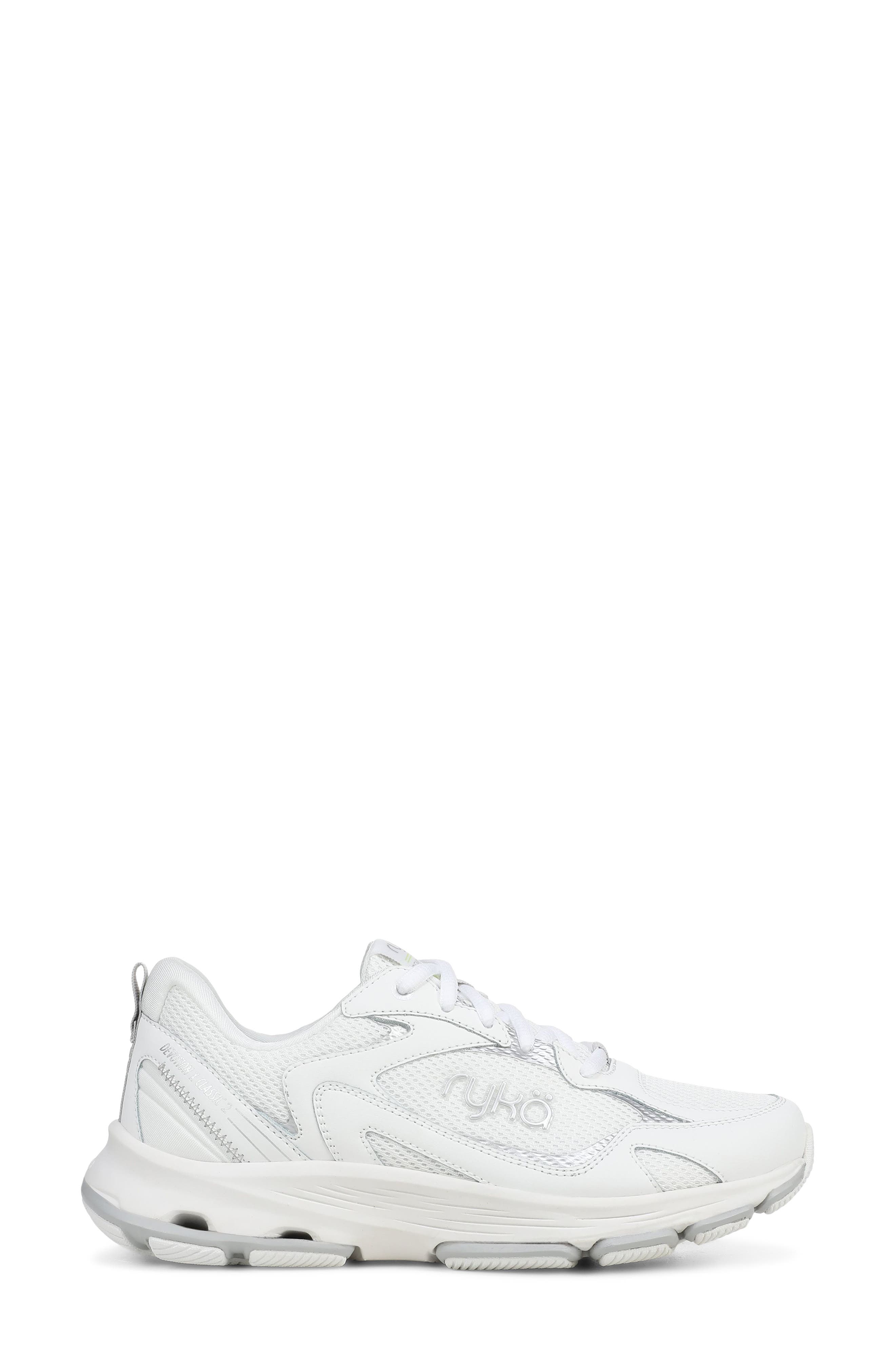 Devotion X Walking Sneaker, Alternate, color, BRILLIANT WHITE