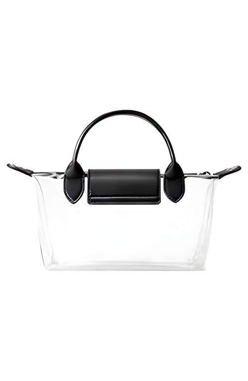 Macrae & Co . Top Handle Clear Tote In Black
