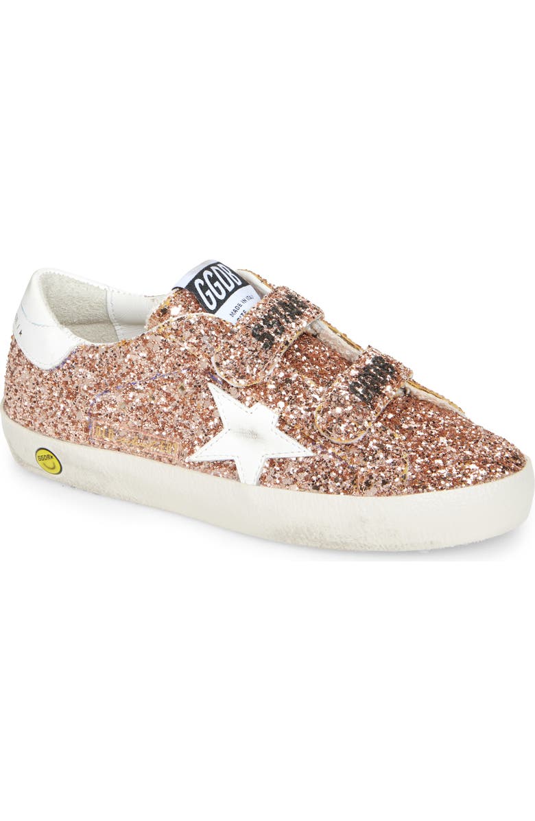 Golden Goose Kids' Old School Glitter Sneaker, Main, color,