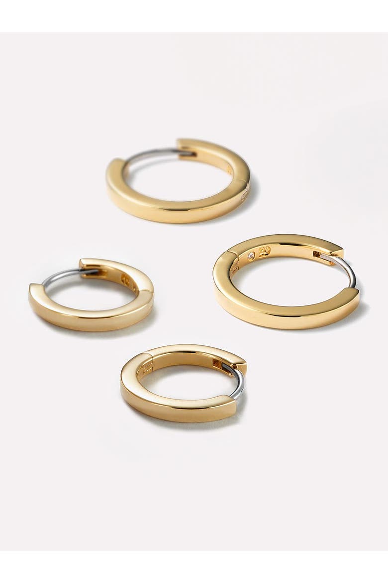 Gold Huggie Hoop Earrings - Huggie Hoops, Alternate, color, Gold