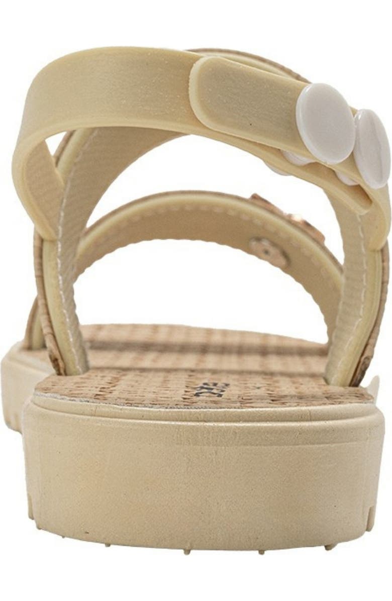 bebe Macey Cherry Sandal, Alternate, color, Tan