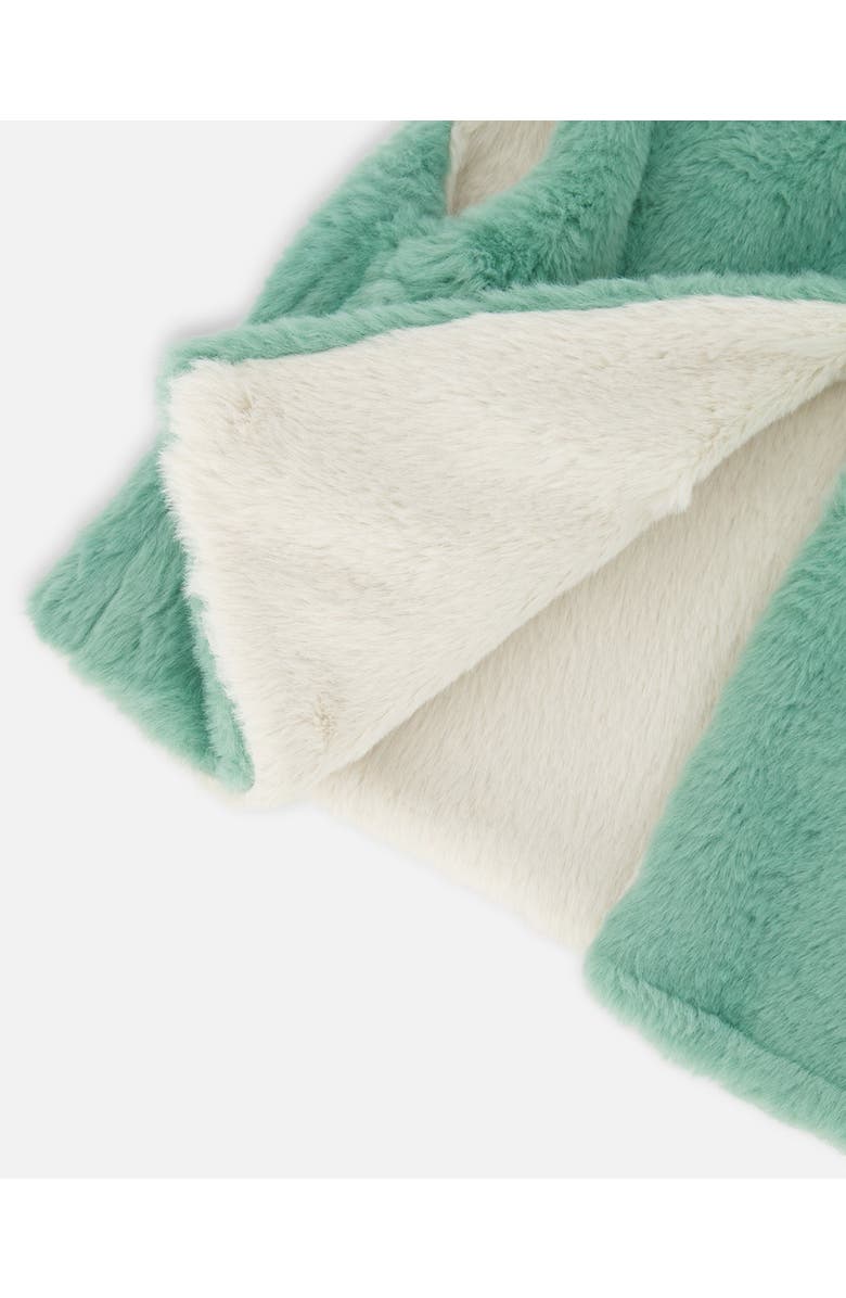 Deux par Deux Reversible Faux Fur Vest, Alternate, color, Off-White