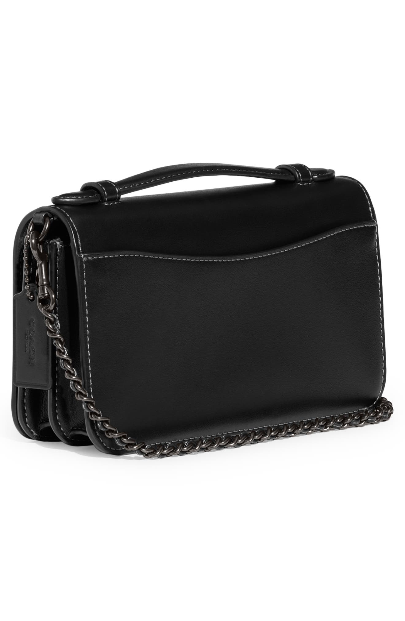 COACH Bea Refined Leather Crossbody Bag, Alternate, color, 