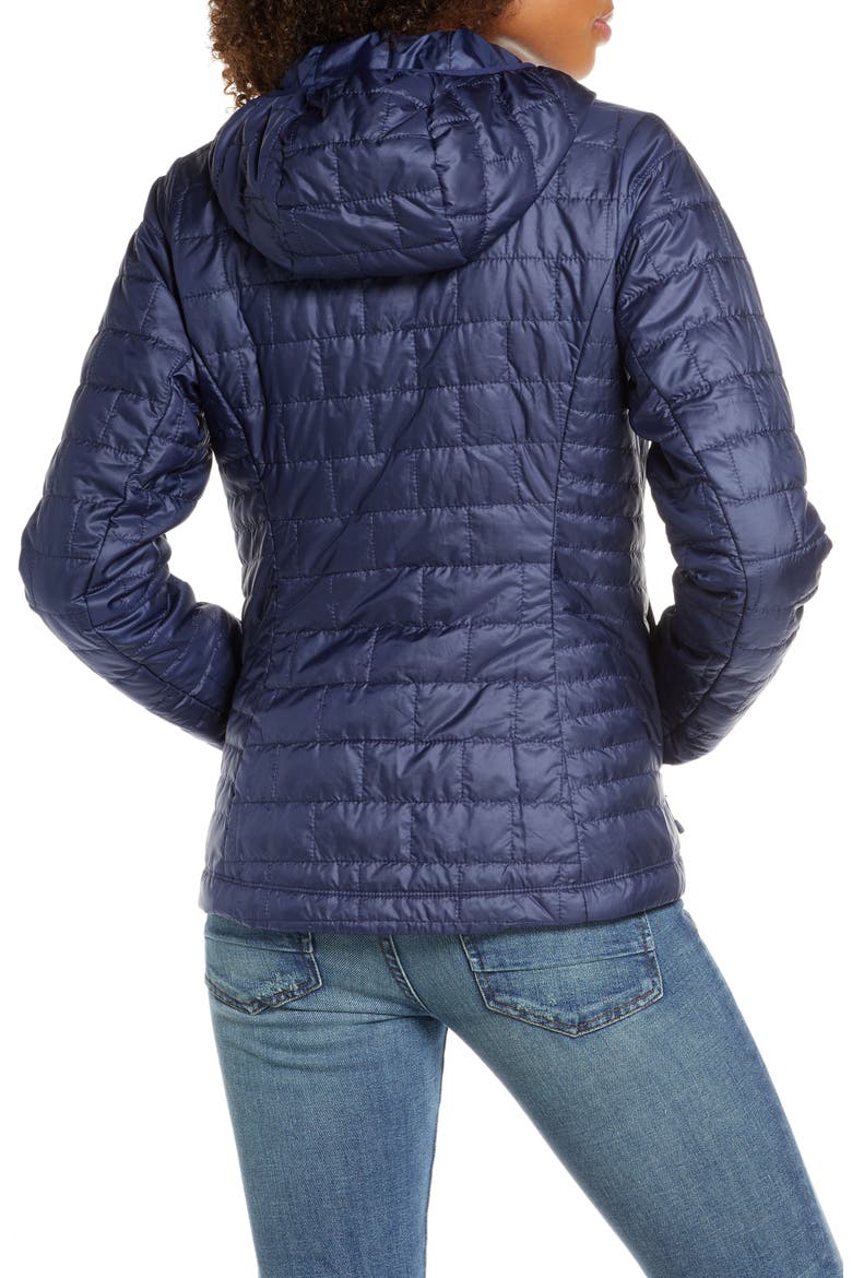 Nano Puff® Hooded Water Resistant Jacket, Alternate, color, CNY CLASSIC NAVY