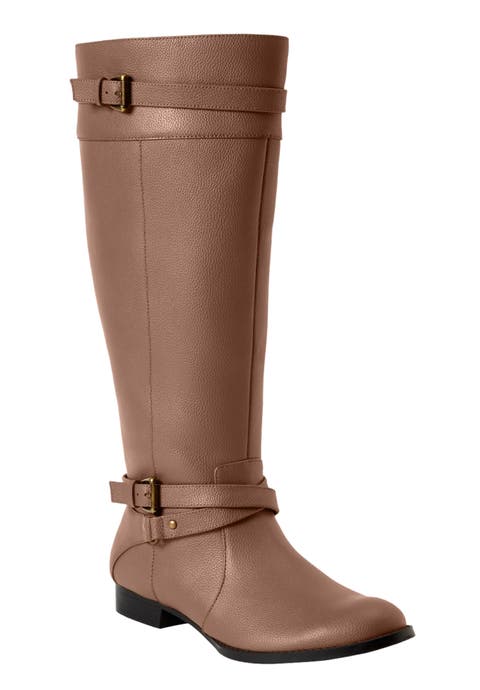 The Janis Tall Wide Calf Leather Boot (Wide Widths Available)