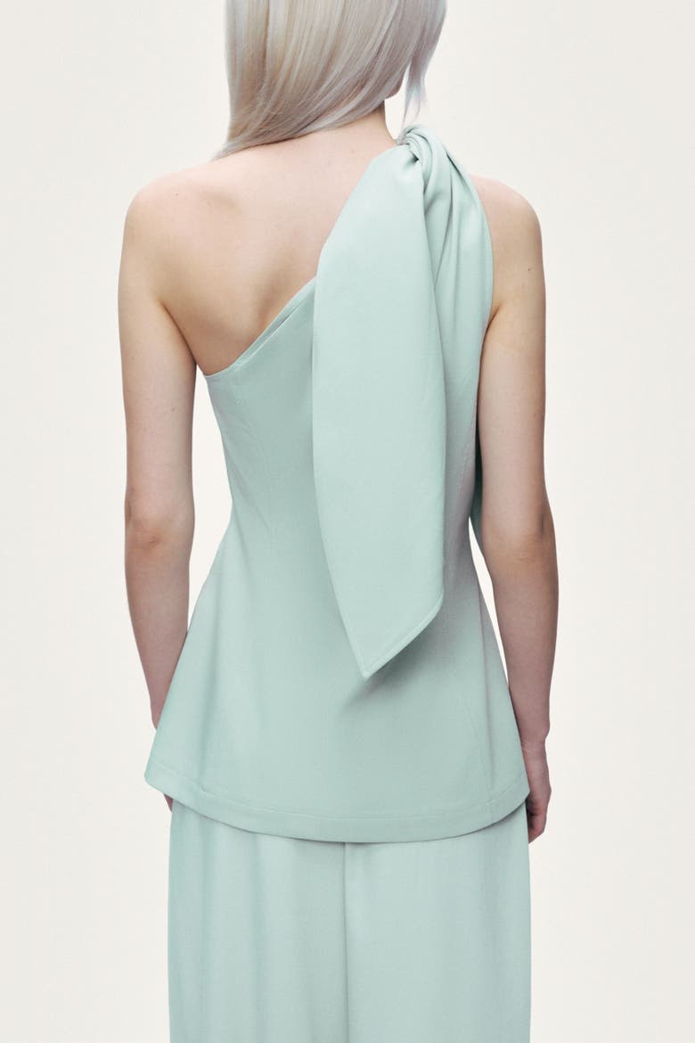 Shoulder-Tie Blouse, Alternate, color, Mint Green