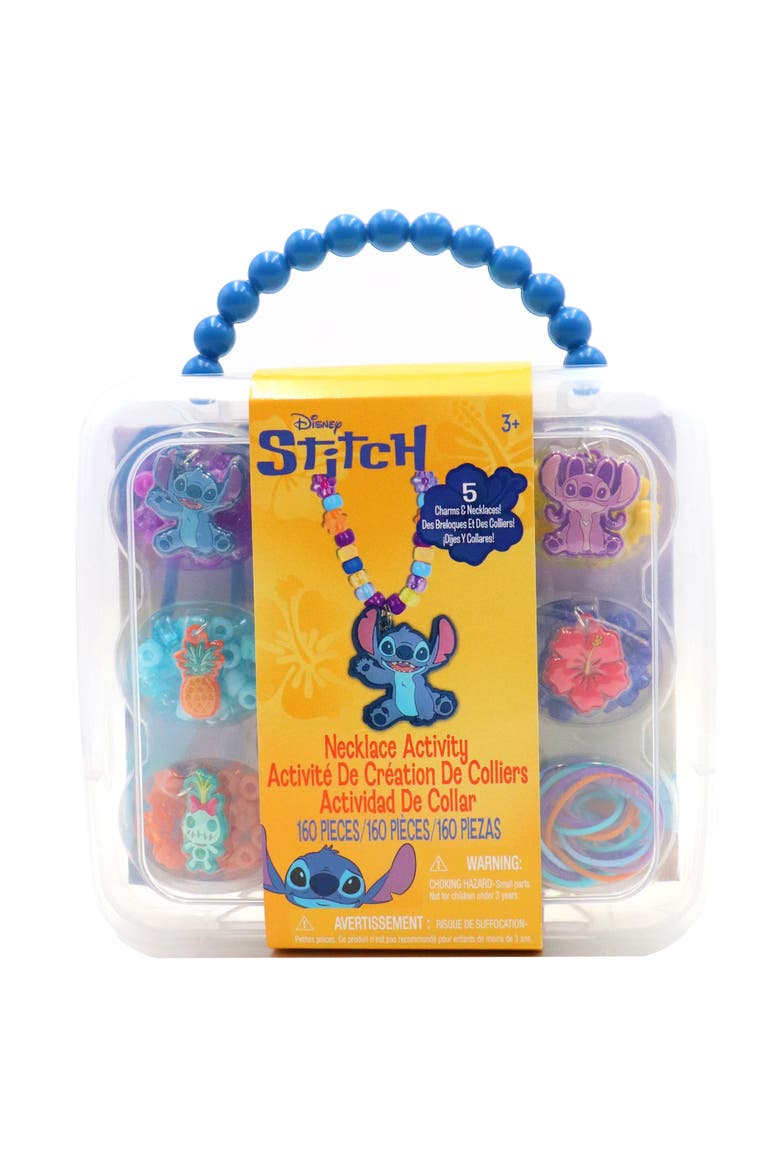 Necklace Activity Set Disney Stitch 160 Piece Jewelry Kit, Main, color, Multicolored