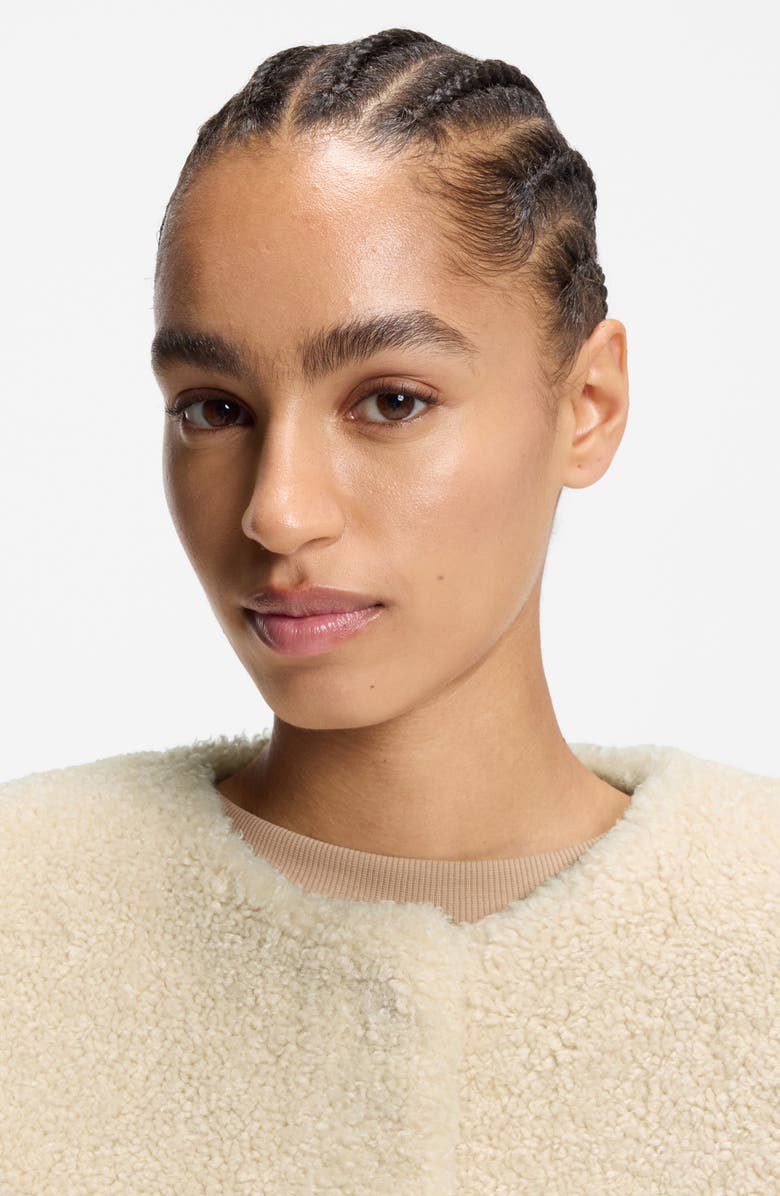 BOSS Orange Cosila Faux Shearling Vest, Alternate, color, 