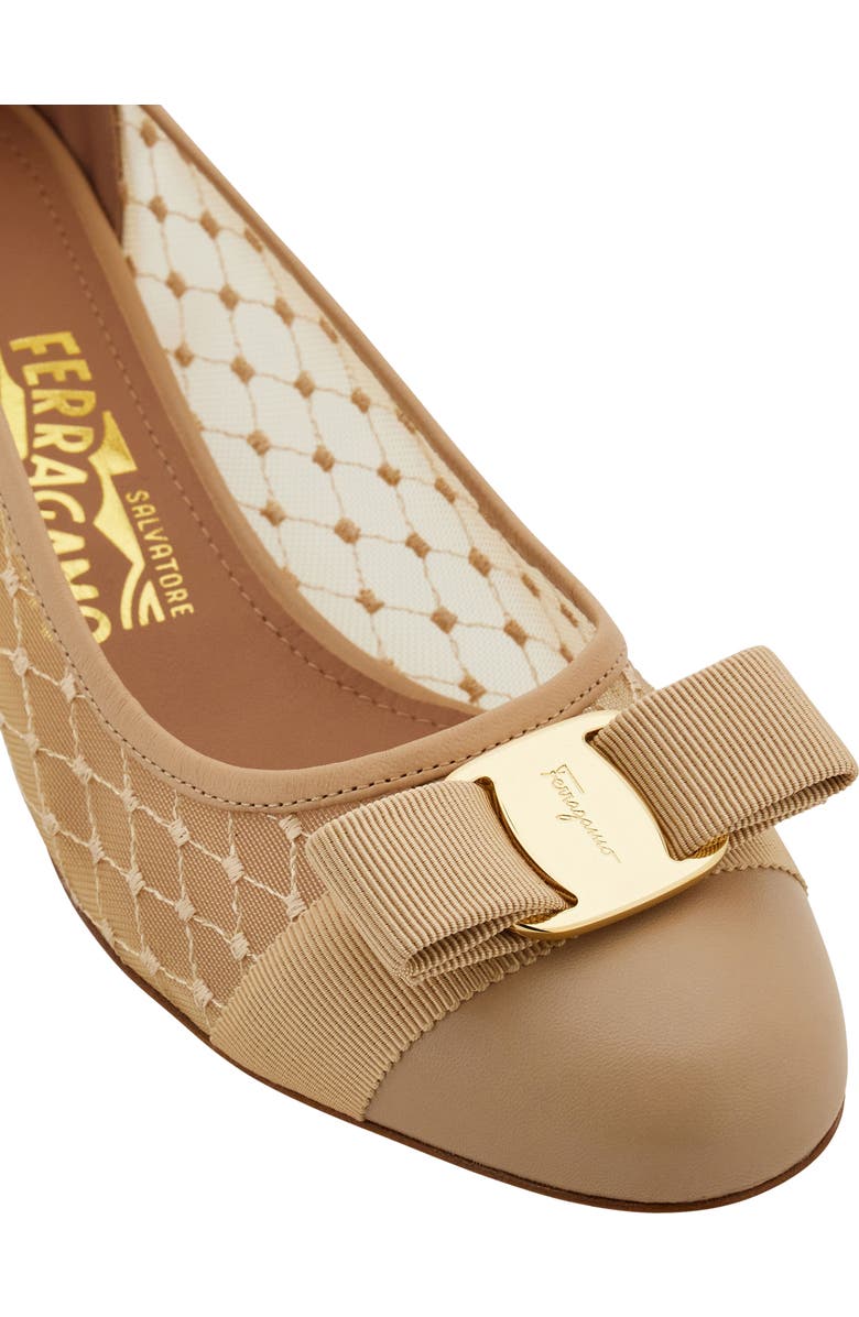 FERRAGAMO Vara Mesh Pump, Alternate, color,