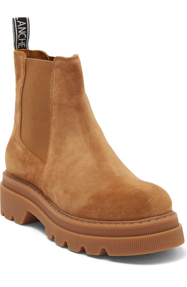 Voile Blanche Tweed 09 Suede Lug Sole Chelsea Boot, Main, color,