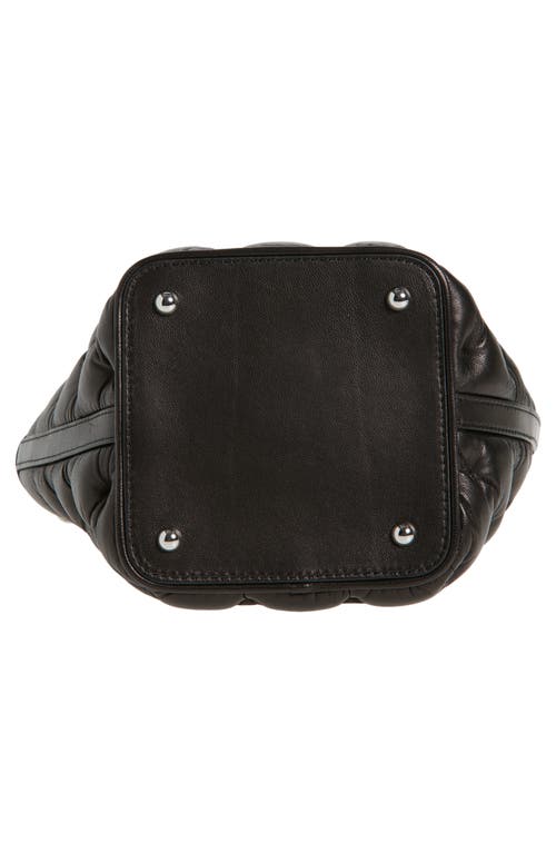 Maison Margiela Glam Slam Leather Tote In Black