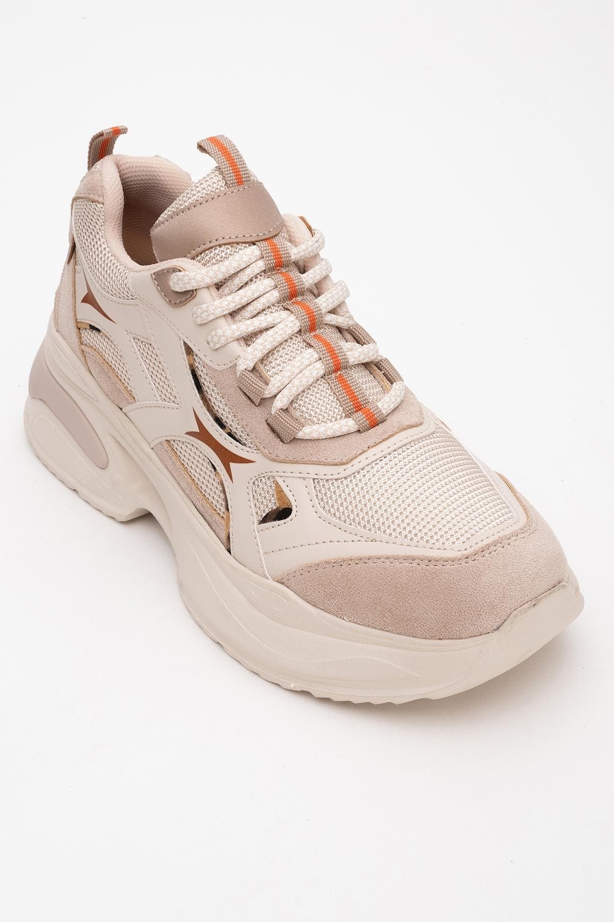 Prologue Shoes Marron Sport Sneakers, Alternate, color, Beige Faux Leather