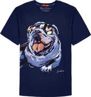 Robert Graham Shades of Graham Bulldog Cotton Graphic T-Shirt