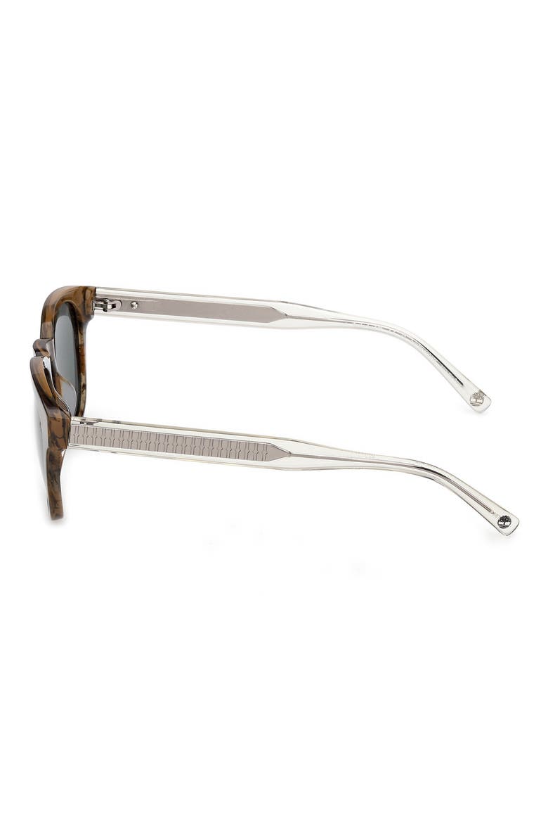 53mm Sunglasses, Alternate, color, SHINY DARK GREEN / GREEN
