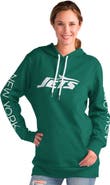 G-III 4HER BY CARL BANKS Women's G-III 4Her by Carl Banks Green New York Jets Extra Inning Pullover Hoodie