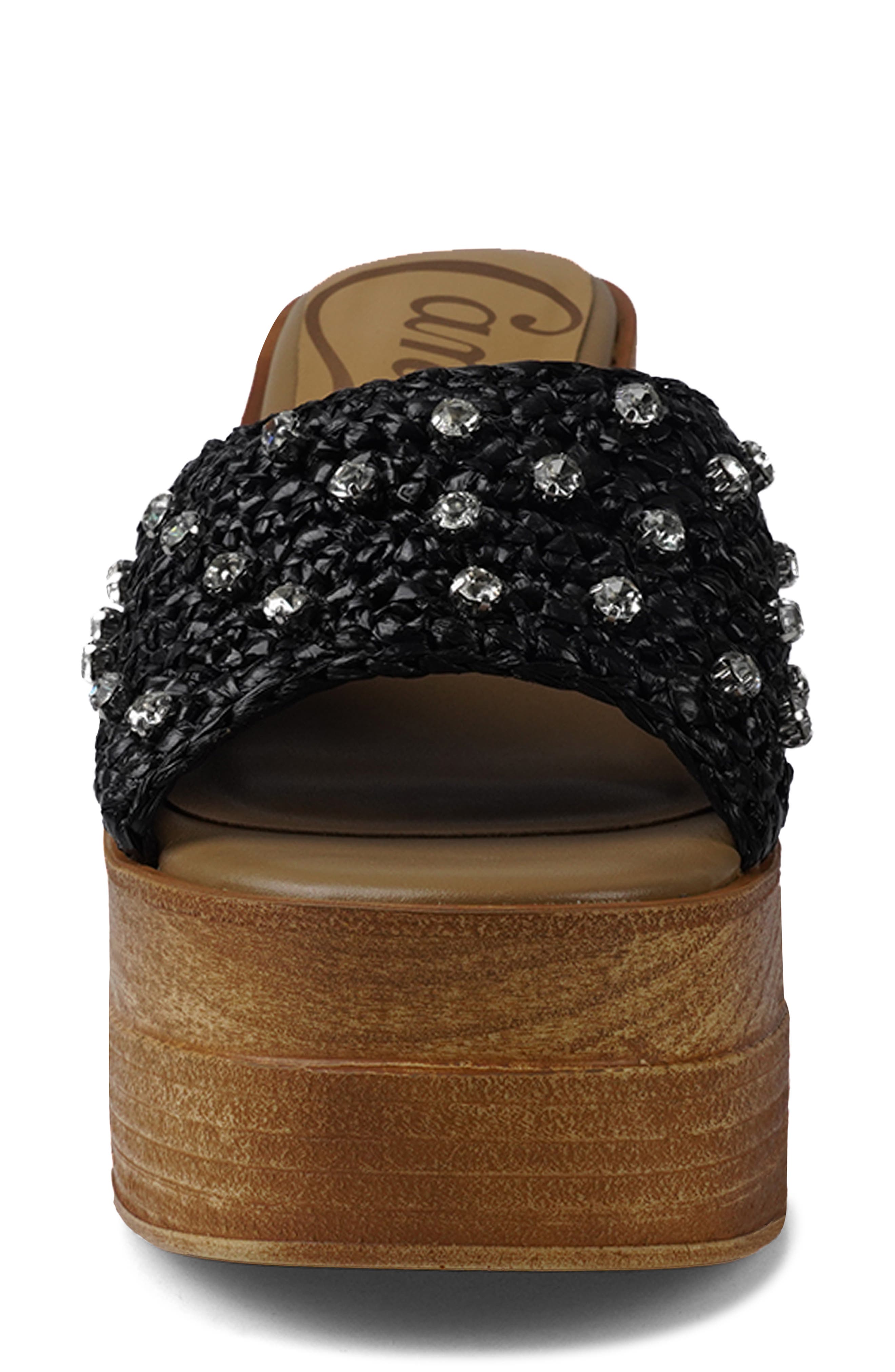 Candie
s Febe Platform Sandal, Alternate, color, Black