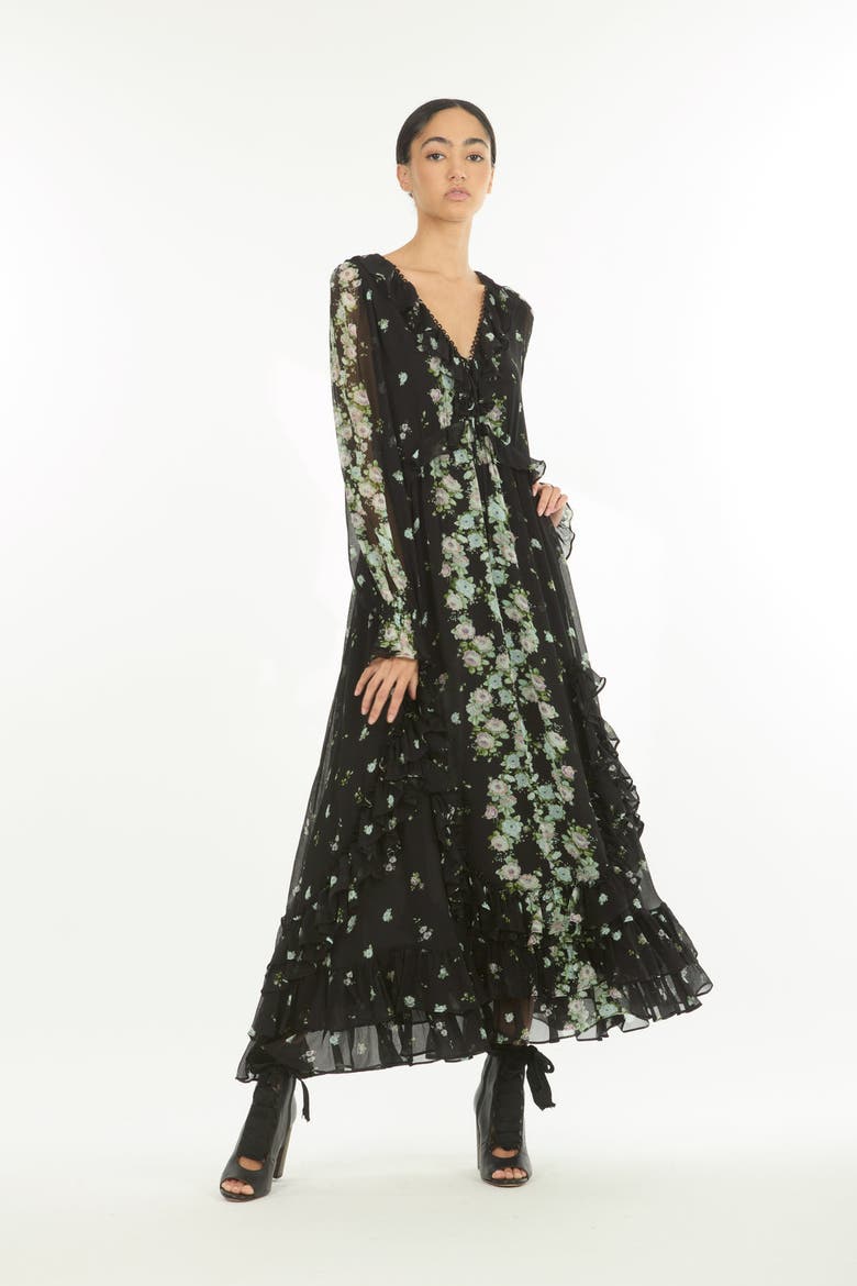 Brighton Dress, Main, color, Black Floral Alley