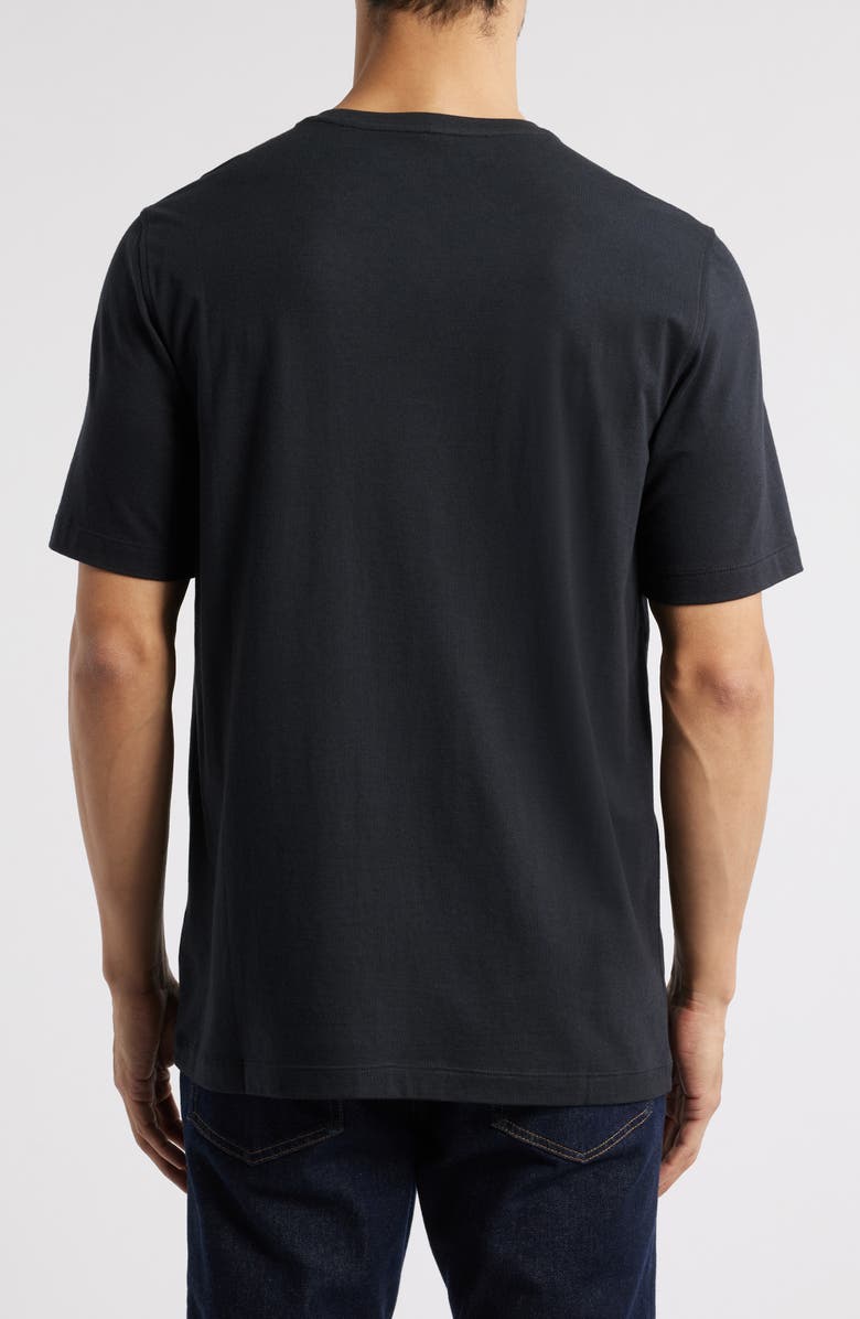 Johnston & Murphy Essential Pima Cotton & Modal T-Shirt, Alternate, color, Black