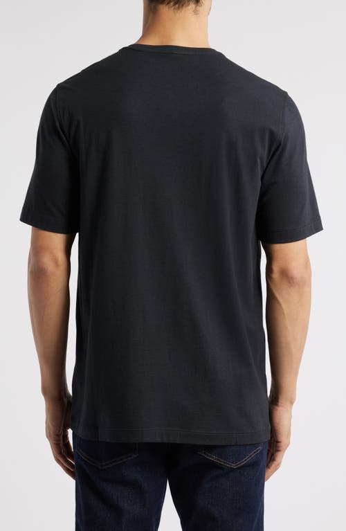 Johnston & Murphy Essential Pima Cotton & Modal T-shirt In Black
