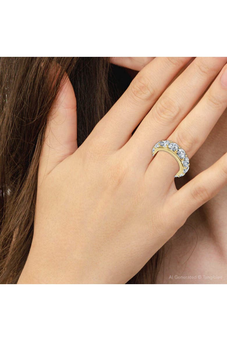 13Ct Diamond Eternity Ring Lab Grown, Alternate, color, 14k Yellow Gold