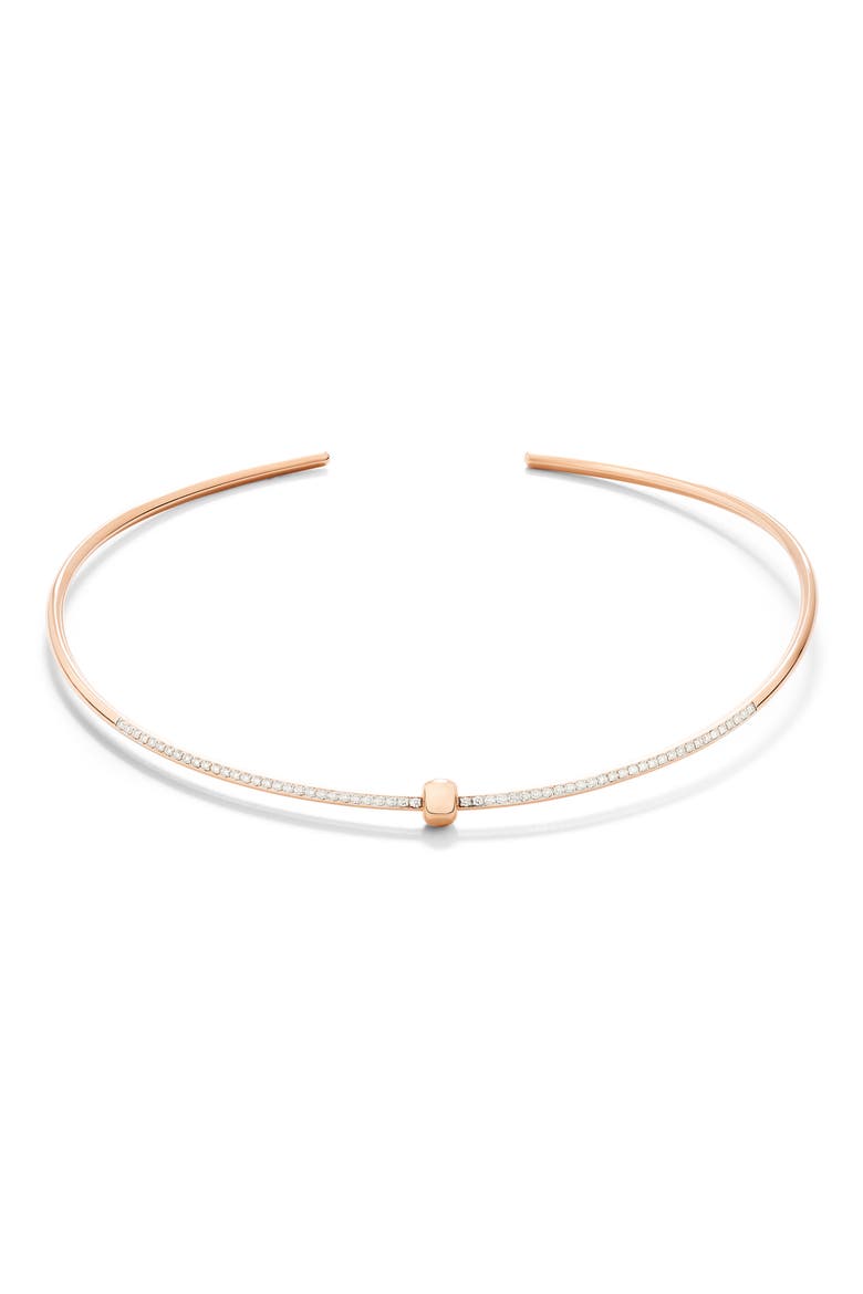 Together Choker Necklace, Main, color, ROSE GOLD/ DIAMOND