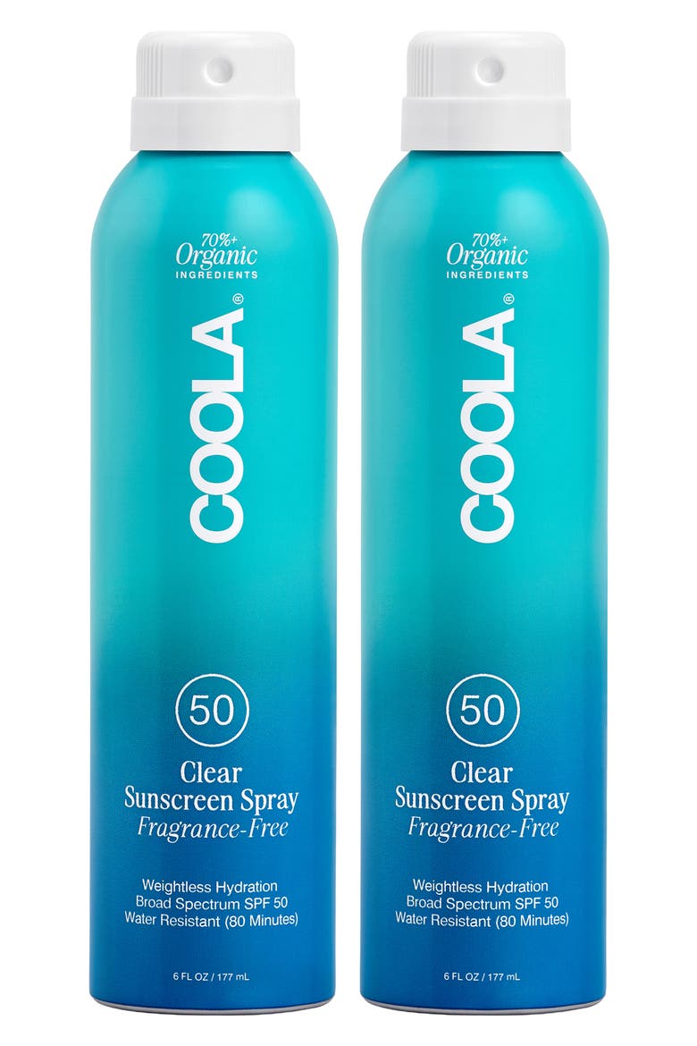 Suncare Classic Sunscreen Spray Fragrance-Free Broad Spectrum SPF 50 $64 Value, Main, color, NO COLOR