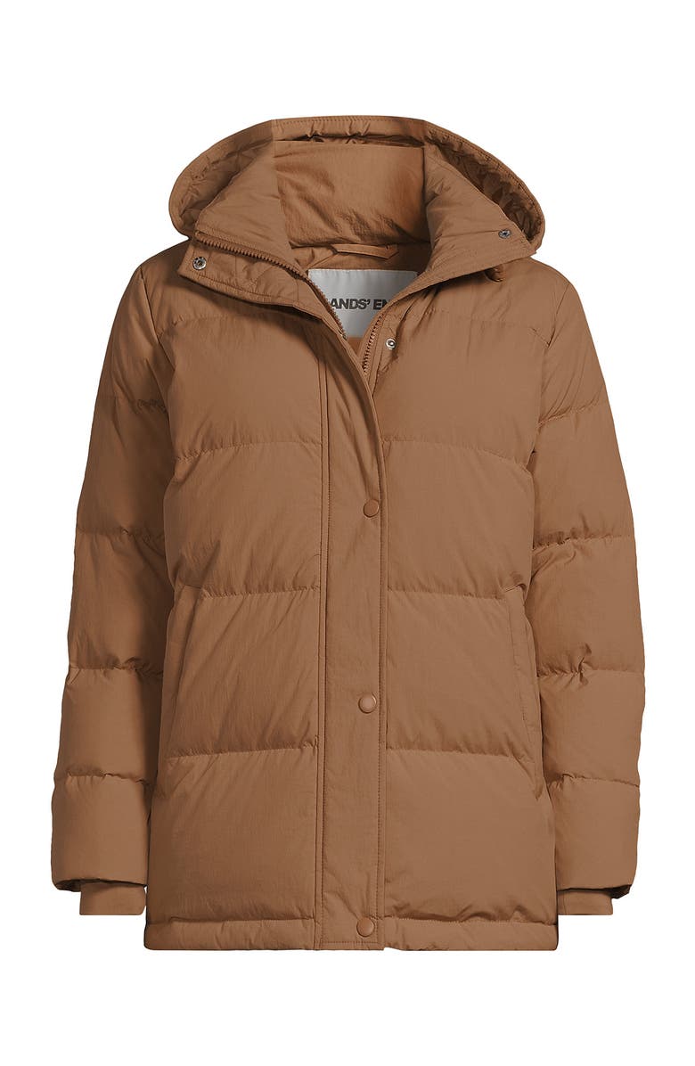 Lands' End Wide Channel 600 Down Puffer Jacket, Alternate, color, Toasted Peanut