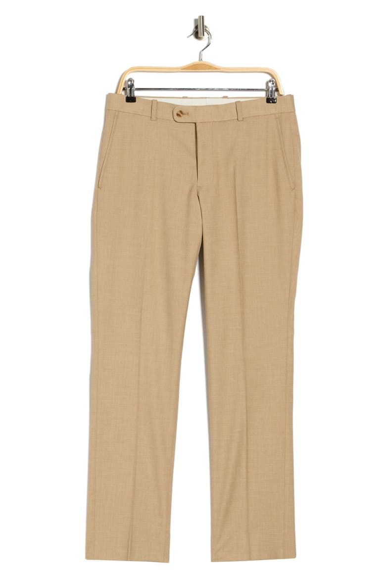 Trim Fit Trousers, Alternate, color, TAN TEXTURE
