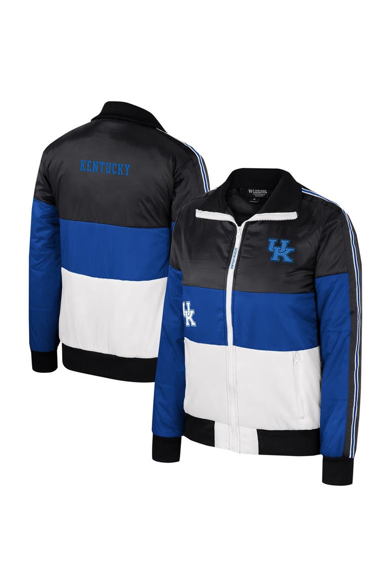 Women's The Wild Collective  Royal Kentucky Wildcats Color-Block Puffer Full-Zip Jacket, Main, color, Royal