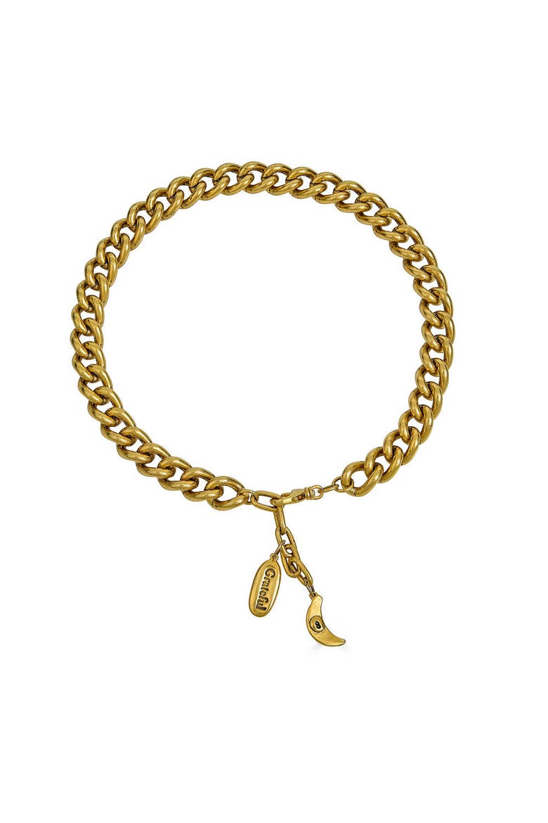 Grateful Heart Necklace, Alternate, color, Gold