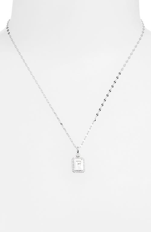 Leith Initial Pendant Necklace