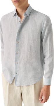 Eton Regular Fit Linen Dress Shirt