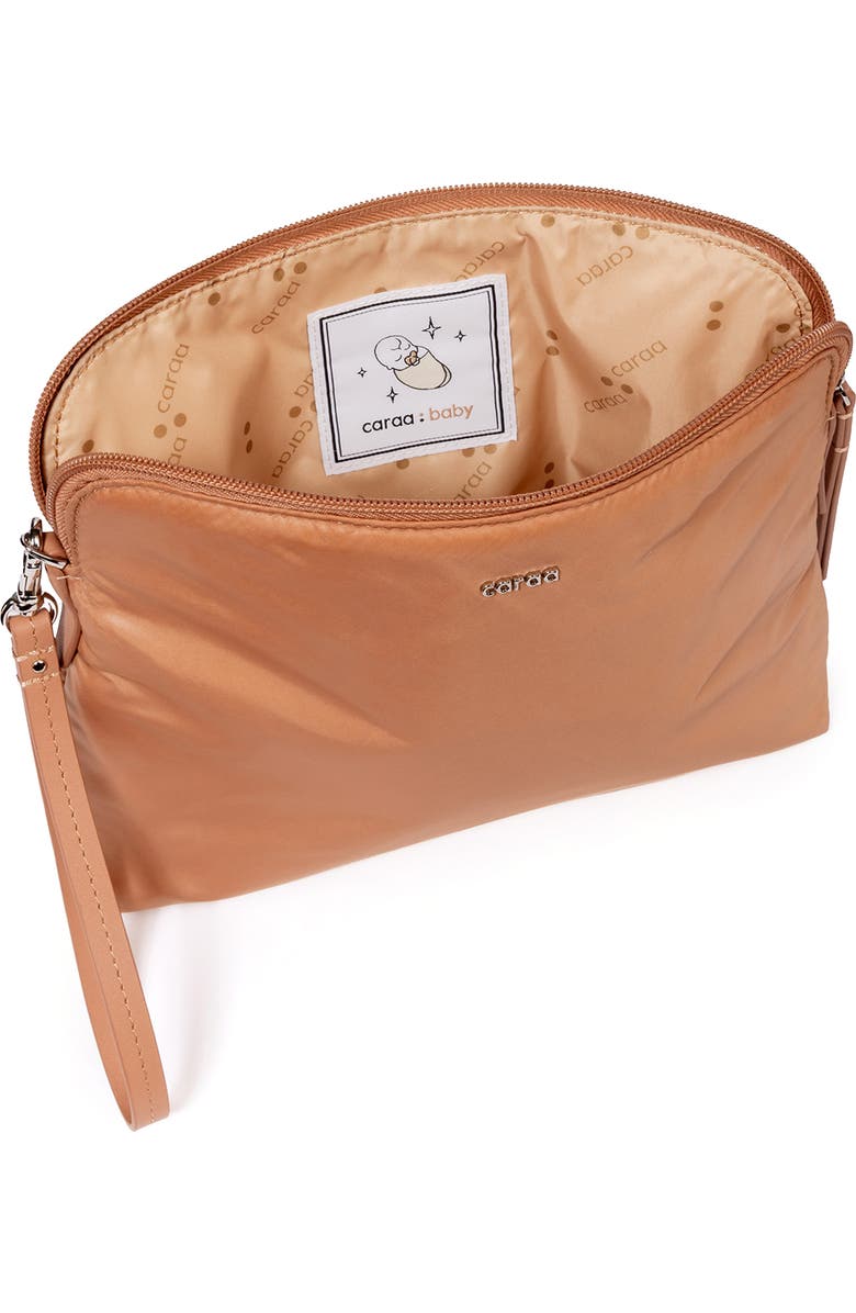 Caraa Water Repellent Pouch, Alternate, color, Mocha Mousse - Brown Beige