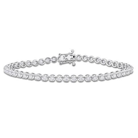 2 1/2ct. t.w. Lab-Grown Diamond Tennis Bracelet 14k