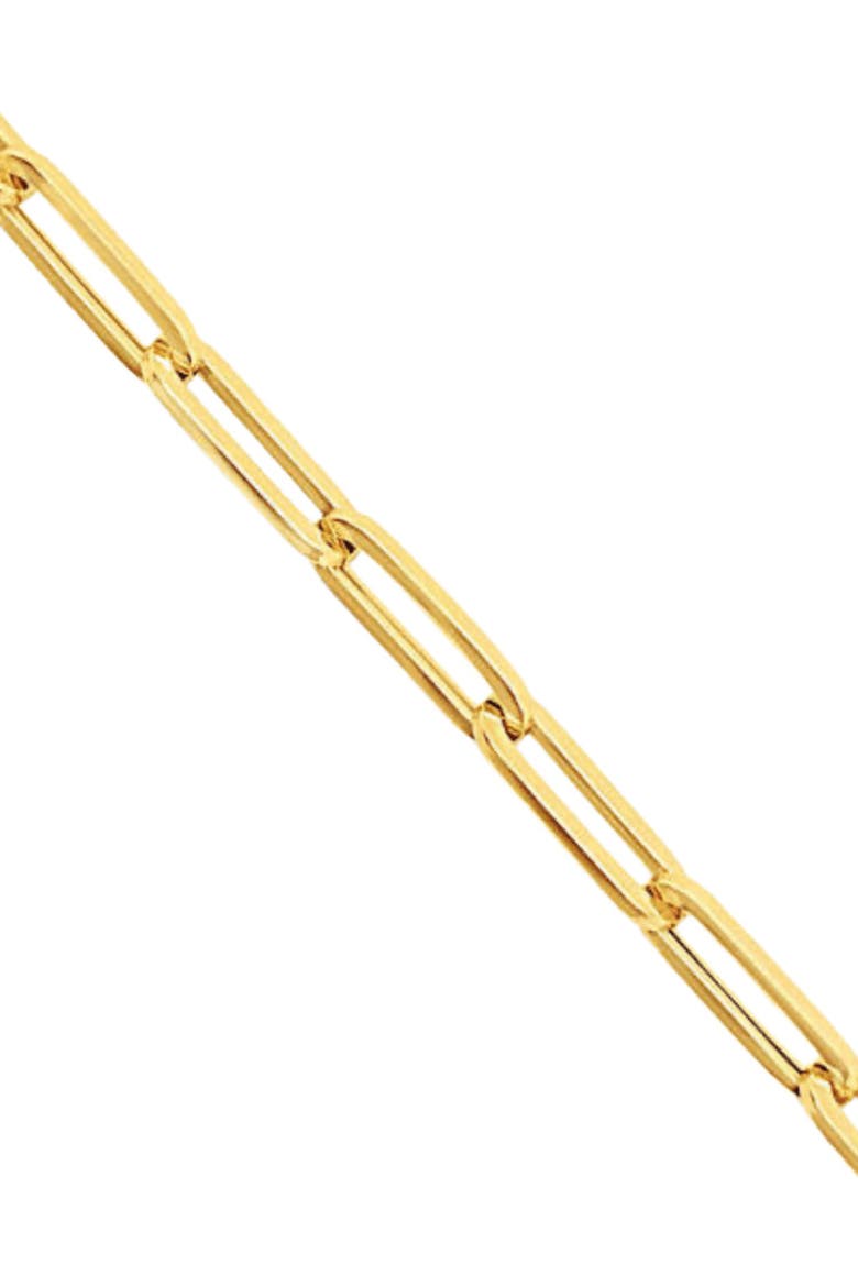 Paperclip Link Necklace Effortless Glamour for Any Occasion, Alternate, color, Gold