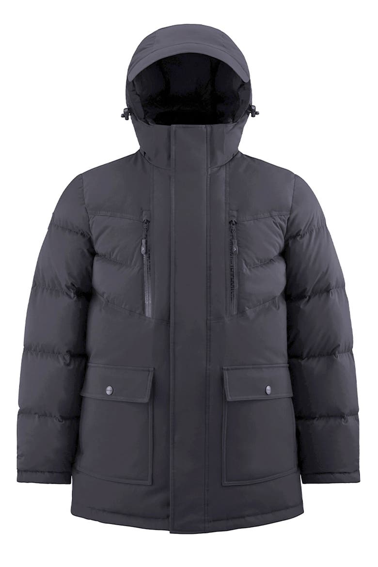 Grayson Men's Down Parka, Alternate, color, Black
