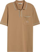 Malbon Golf Dove Piqué Polo