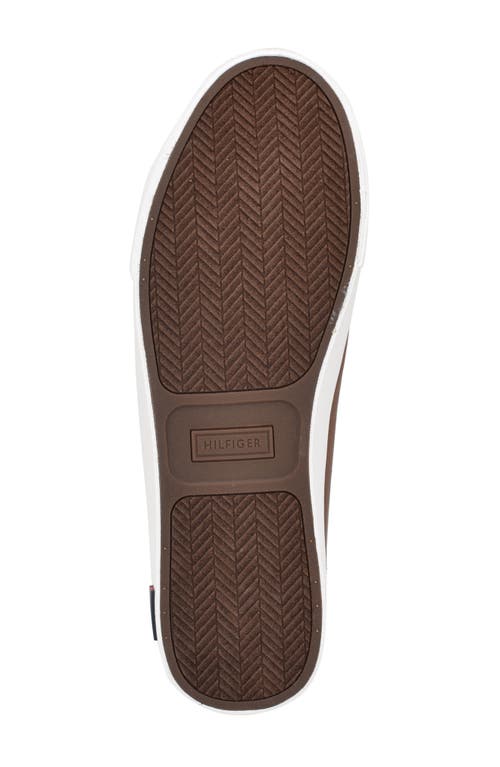 Tommy Hilfiger Risher Lace-up Sneaker In Cognac/dark Brown